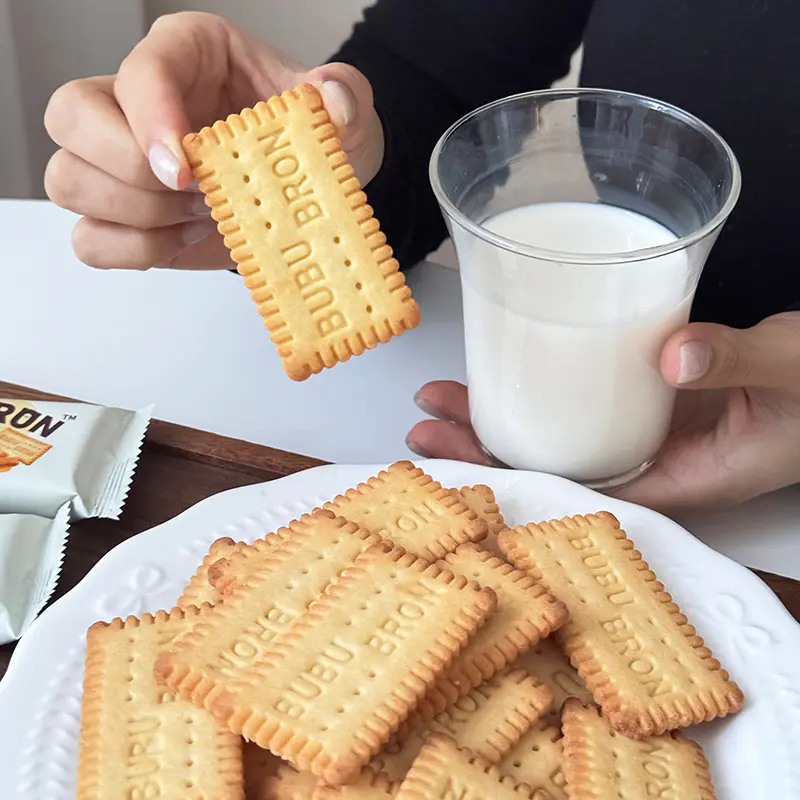 Biskuit rasa keju telur DHA berprotein tinggi